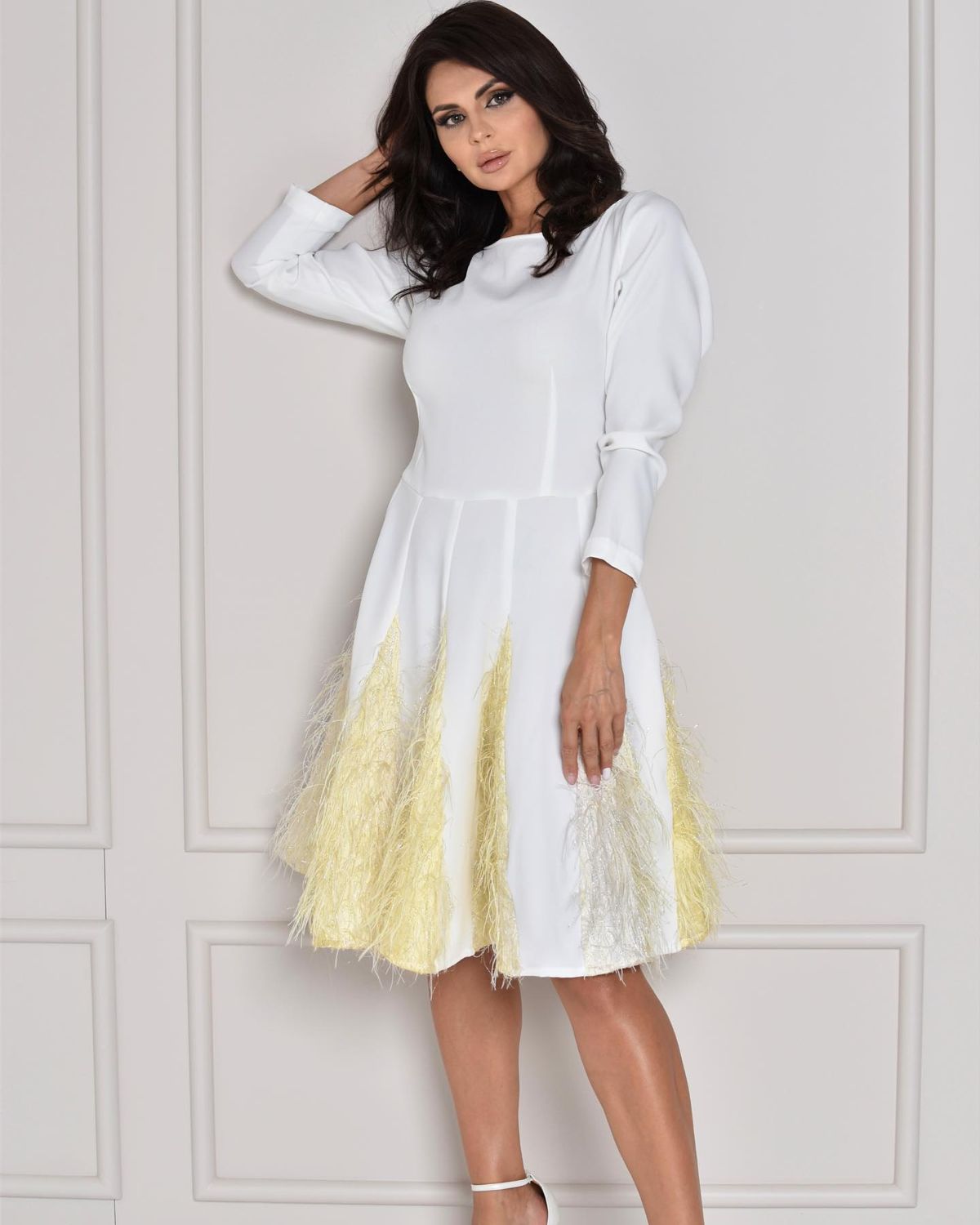 Floral flare dress