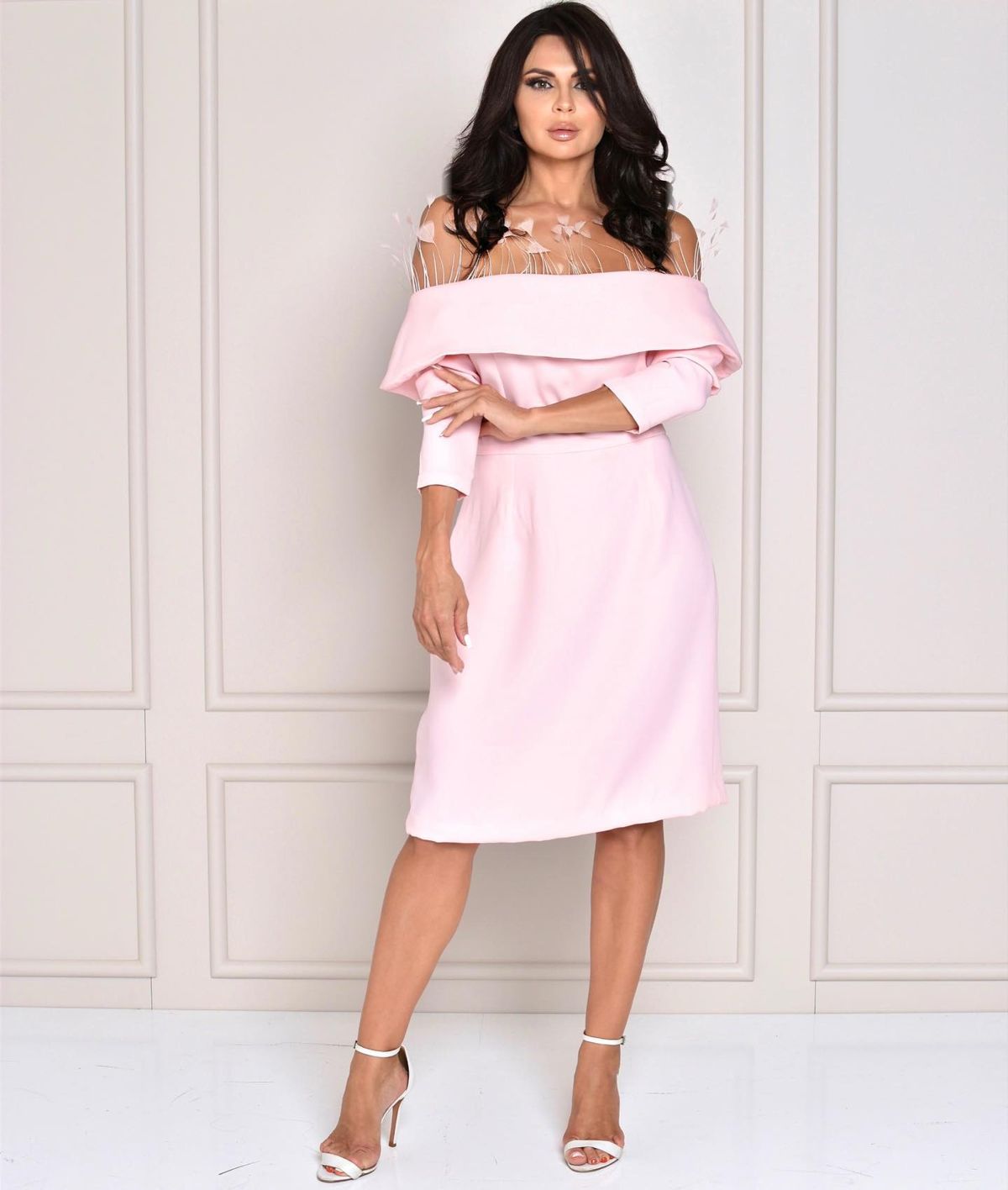 Off-shoulder dress