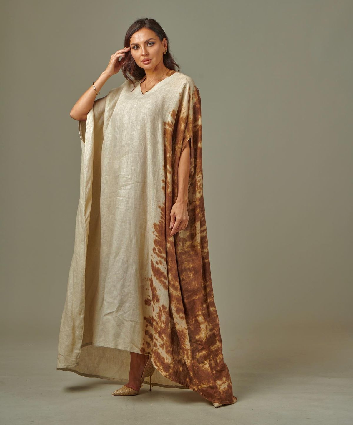 Marble panel kaftan