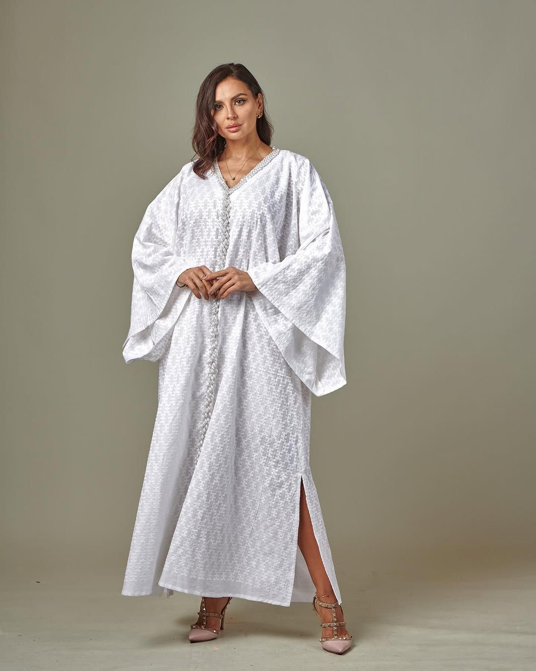 Textured kaftan