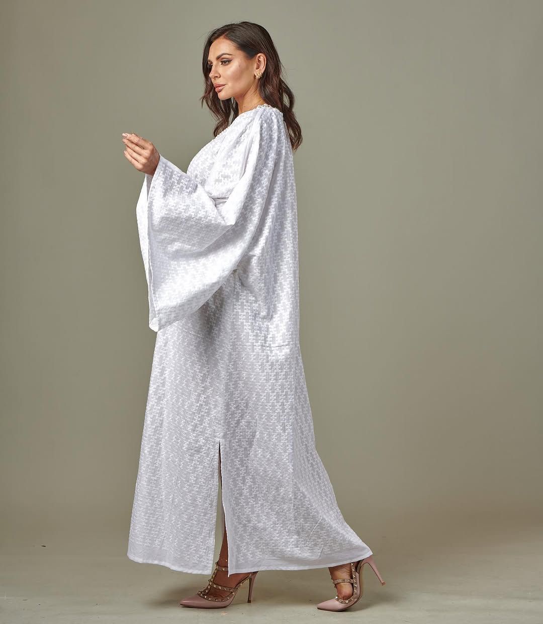 Textured kaftan