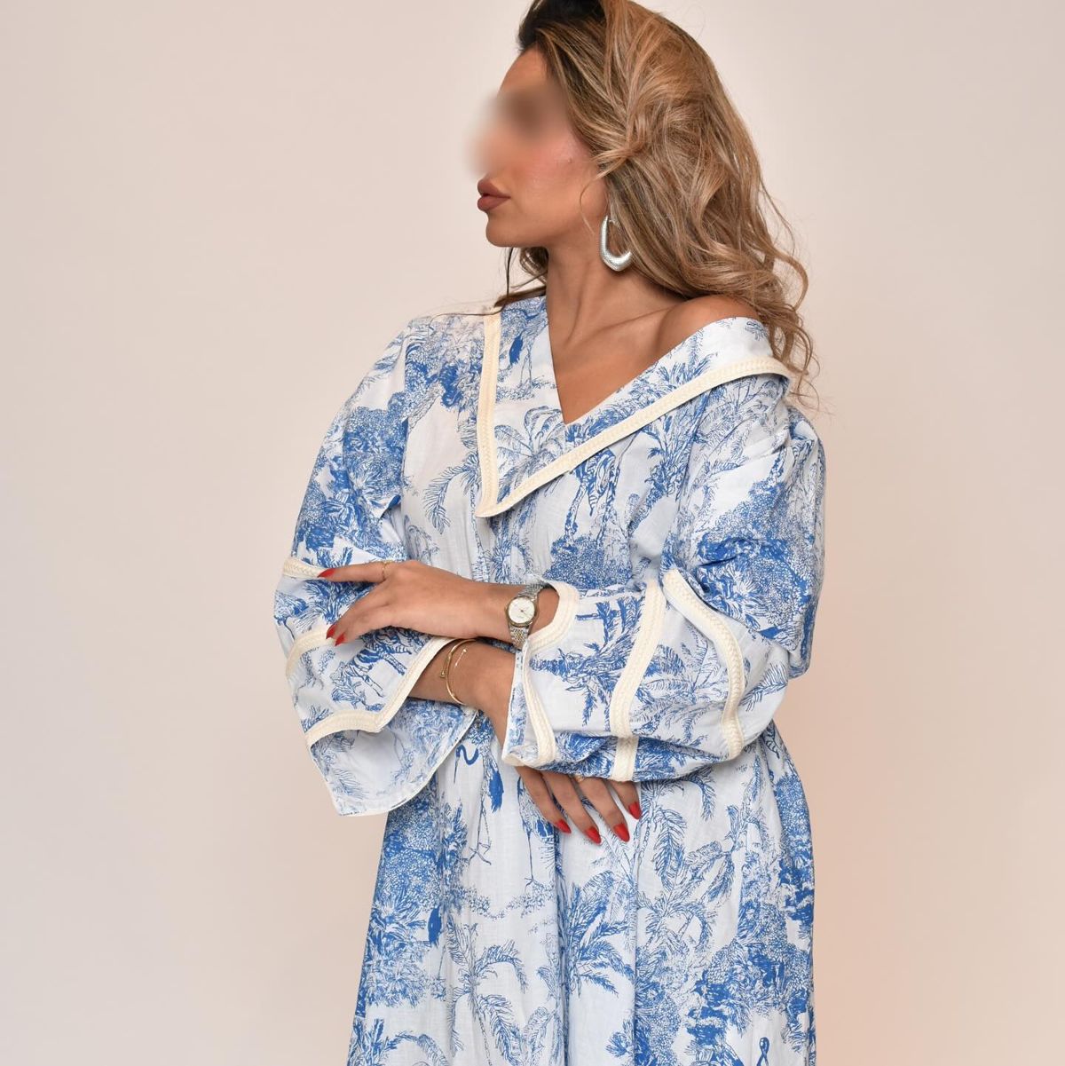 Toile kaftan set