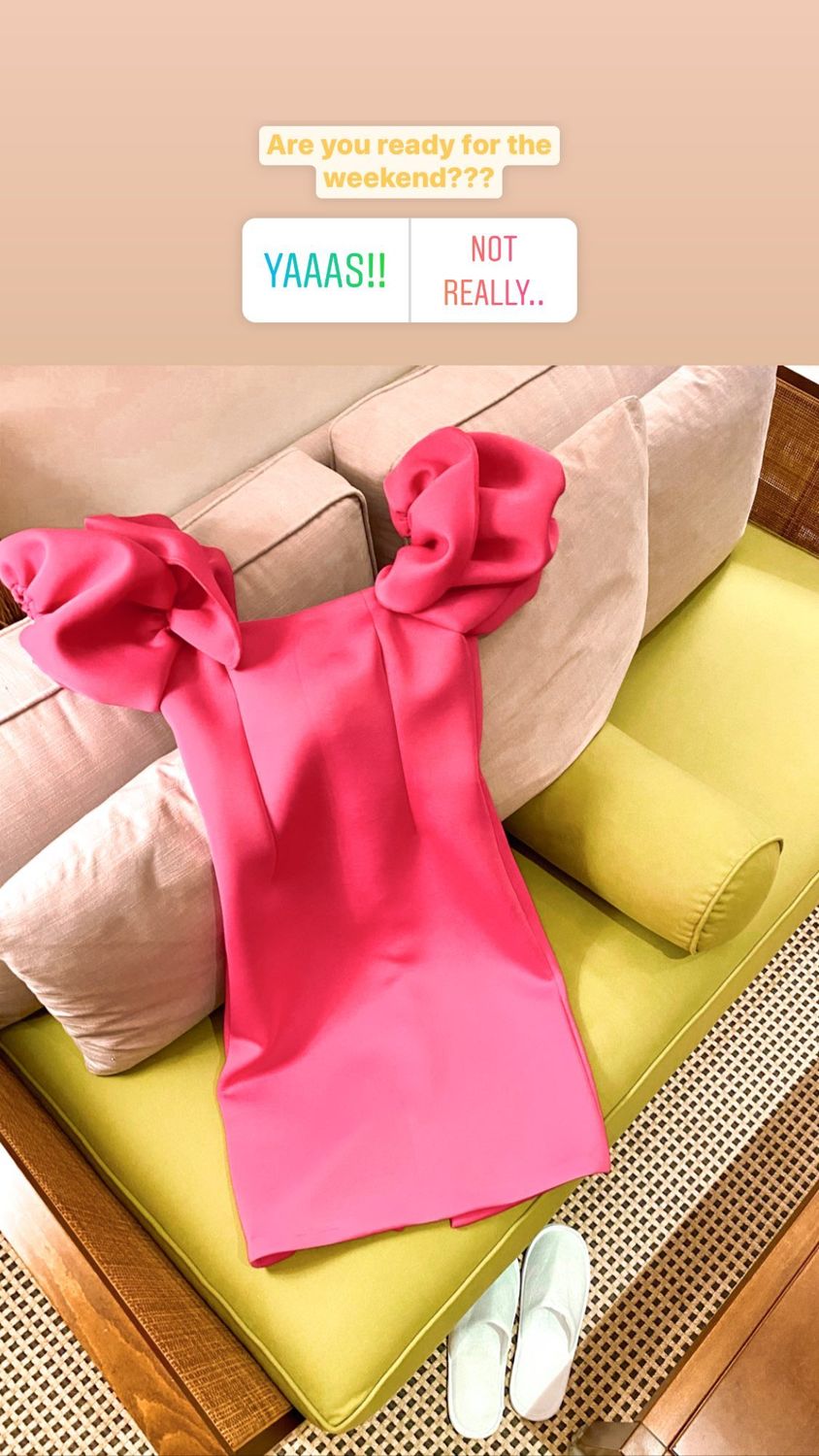 Hot Pink dress