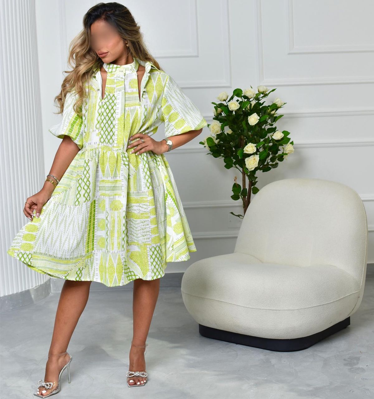 Print dress