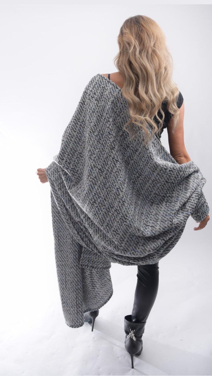 Knit cape